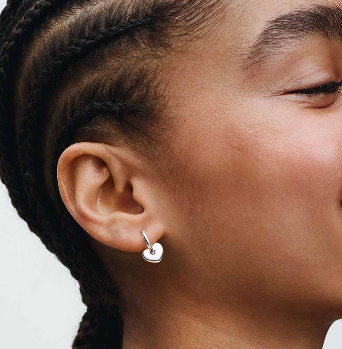 Pendientes de Aro Abiertos Corazón de Pandora