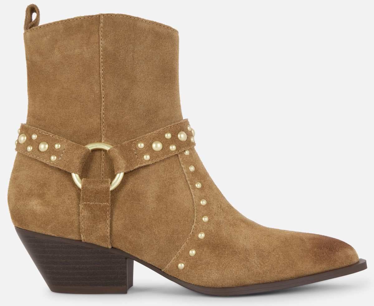 Botines de antelina con tachuelas de Rita Ora de Primark