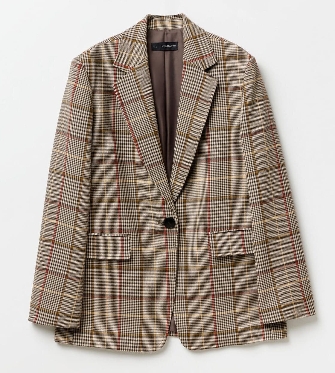 La nueva chaqueta de traje a cuadros de Sfera