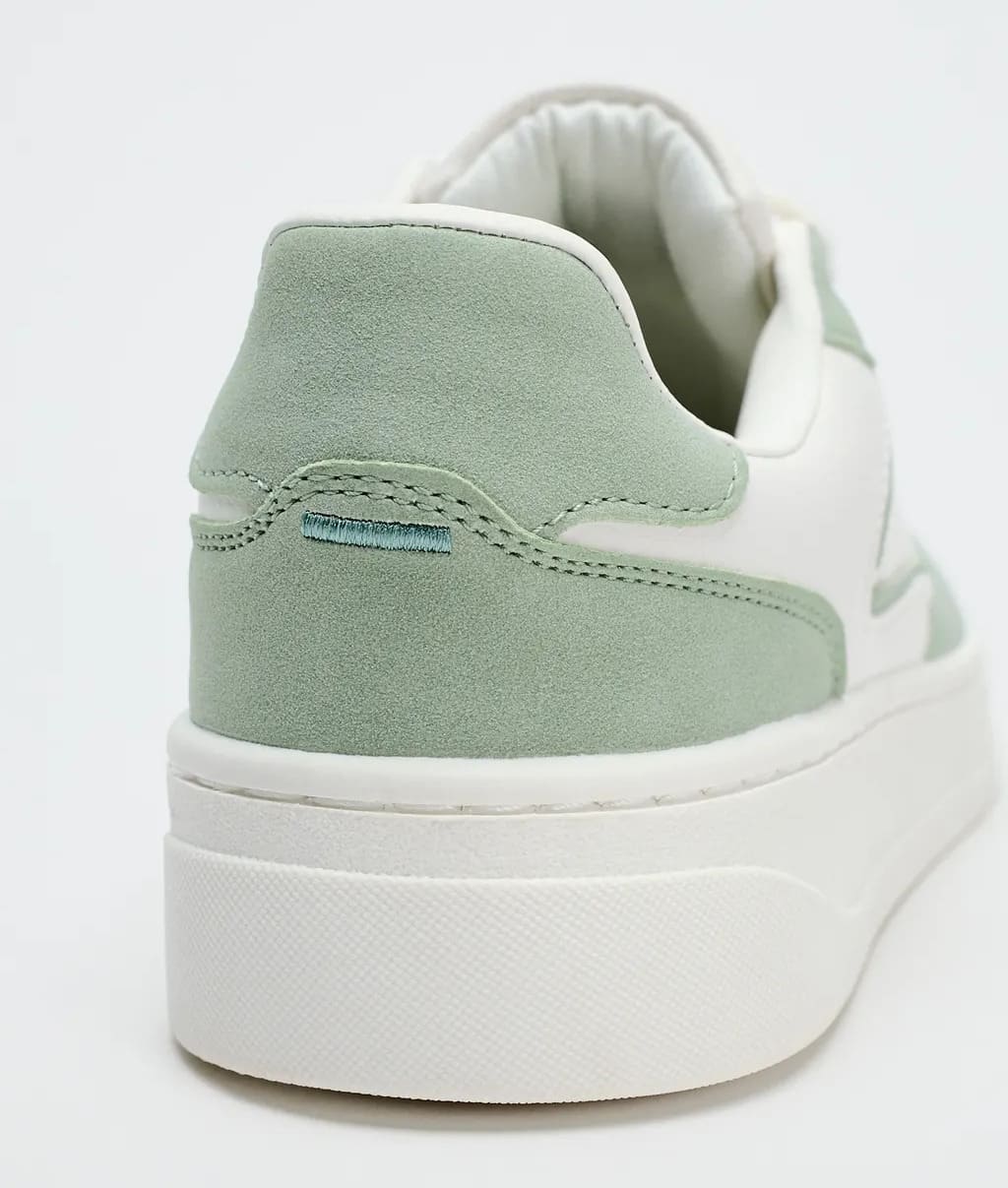 Las zapatillas deportivas bamba combinadas de color en Zara