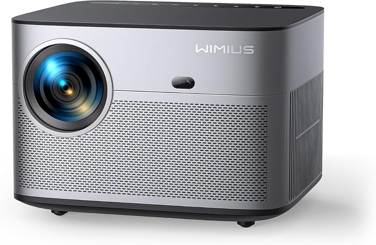 El proyector 4K con WiFi y Bluetooth de WiMiUS en Amazon