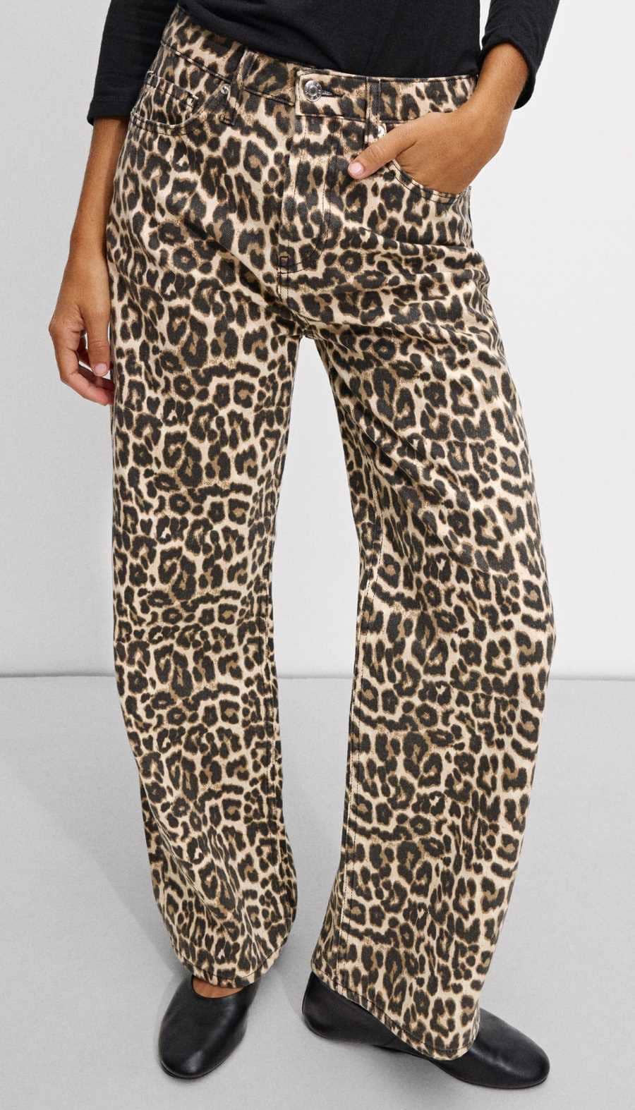 Pantalón Vaquero Con Estampado Leopardo de Parfois