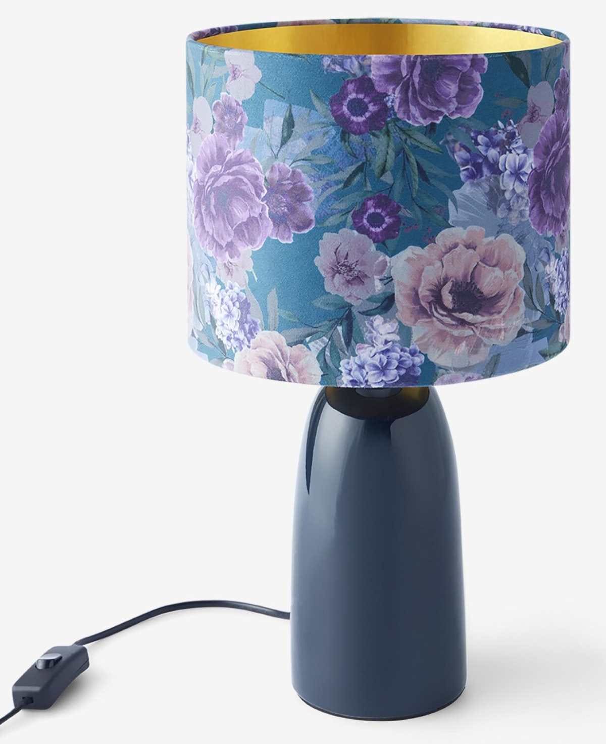 Lámpara con estampado de flores de Pepco