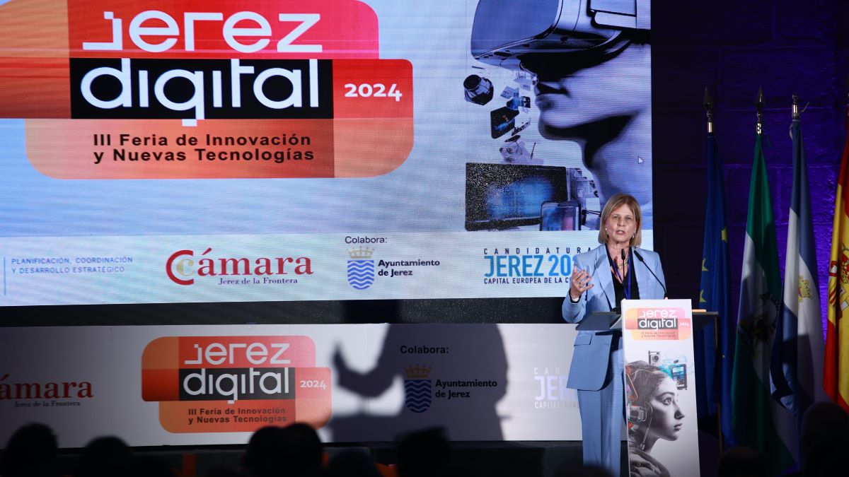 García-Pelayo en la  III Feria de la Innovación y Nuevas Tecnologías 'Jerez Digital 2024' | Cristo García