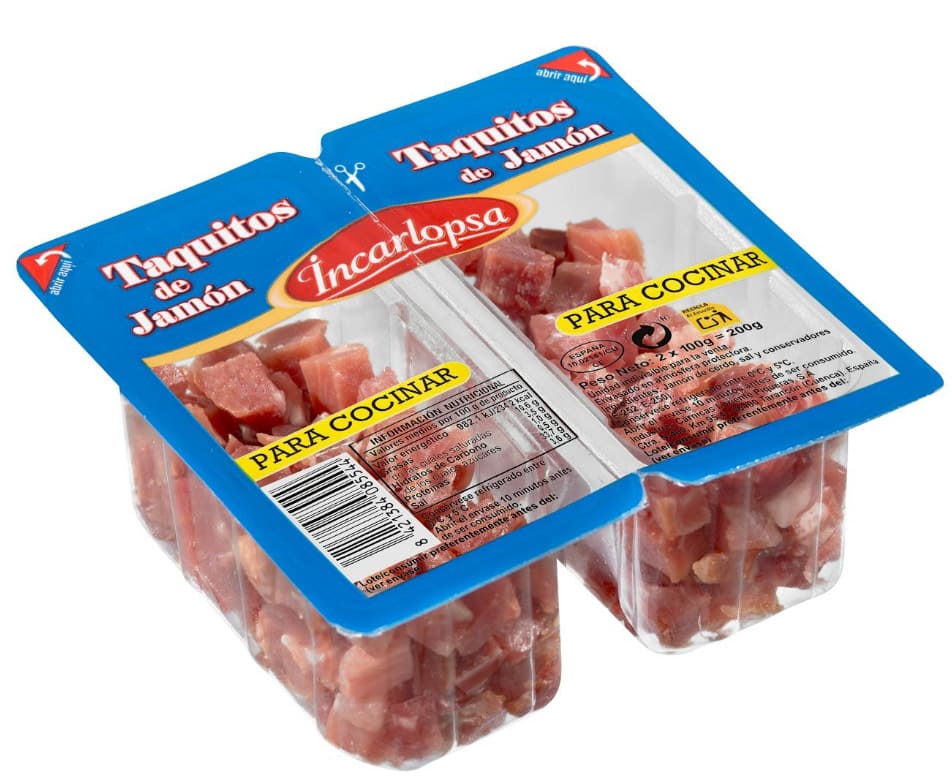 Taquitos de jamón Incarlopsa
