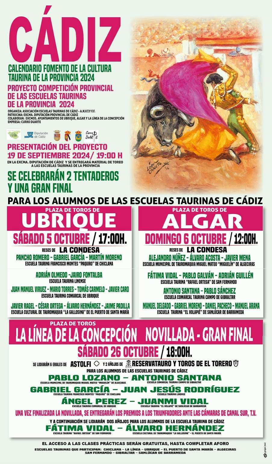 Competición escuelas Cádiz