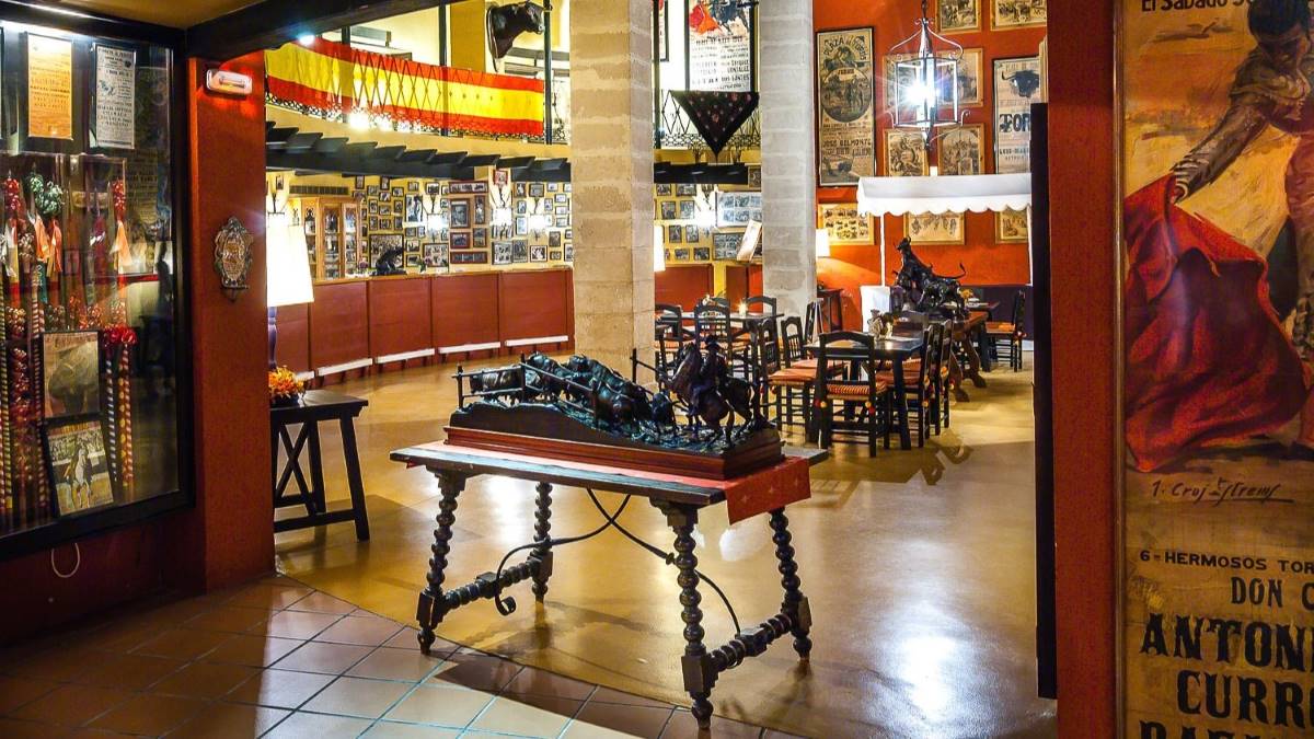 Interior del antiguo Museo Taurino