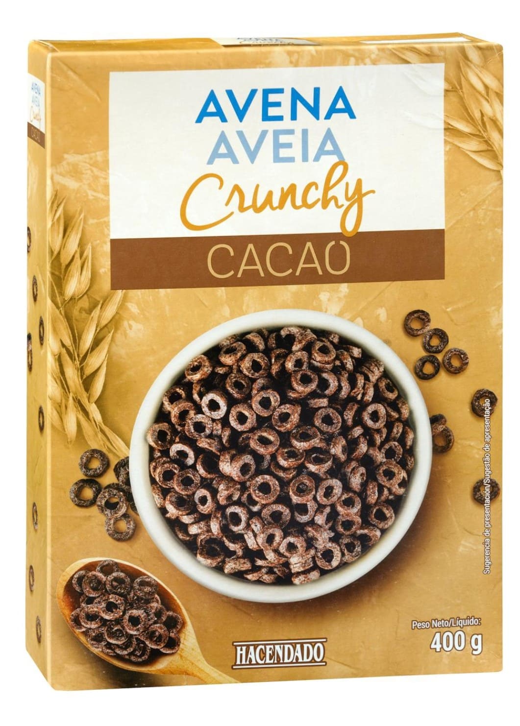 Cereales avena Crunchy de cacao