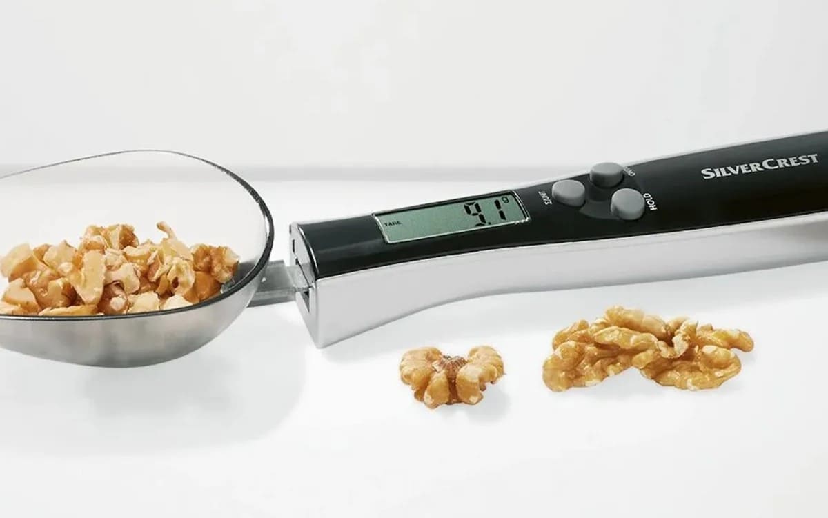 Báscula digital de cuchara