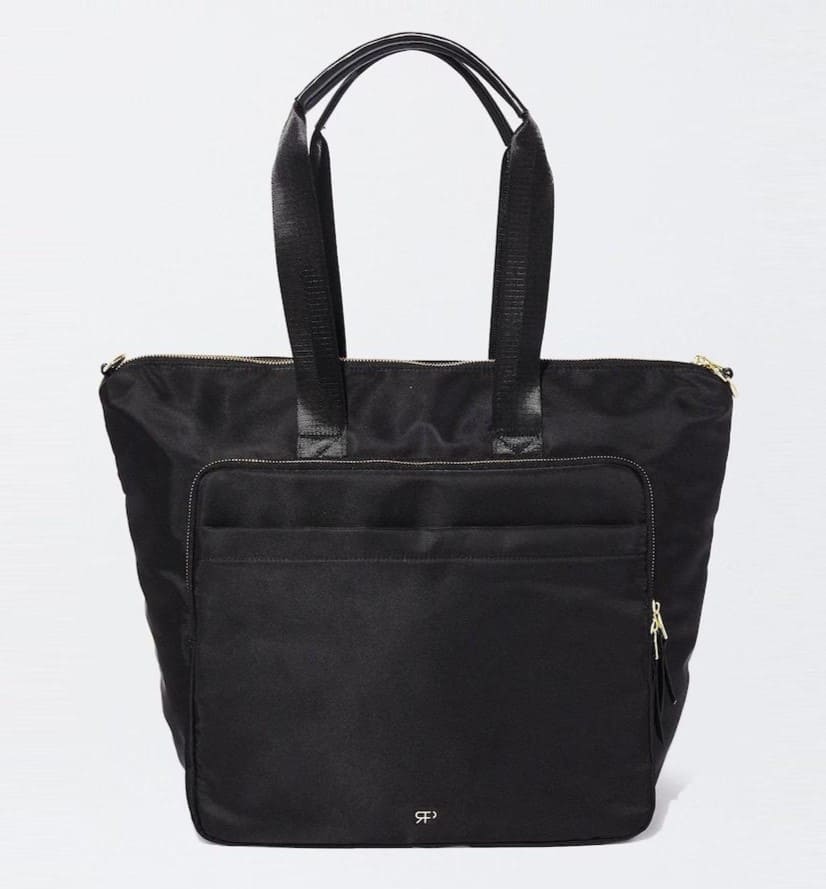 Bolso de hombro con cierre de cremallera y bolsillo exterior