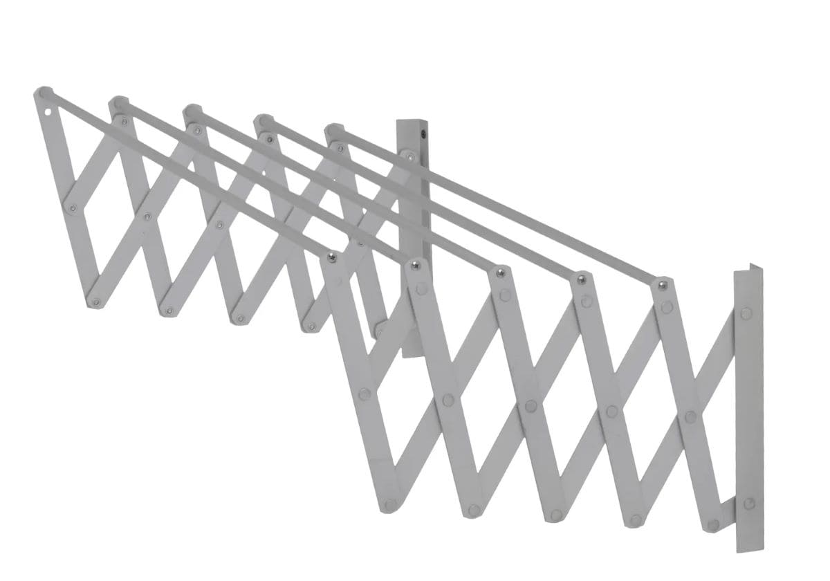 Tendedero de 5 barras extensible para pared CUNCIAL