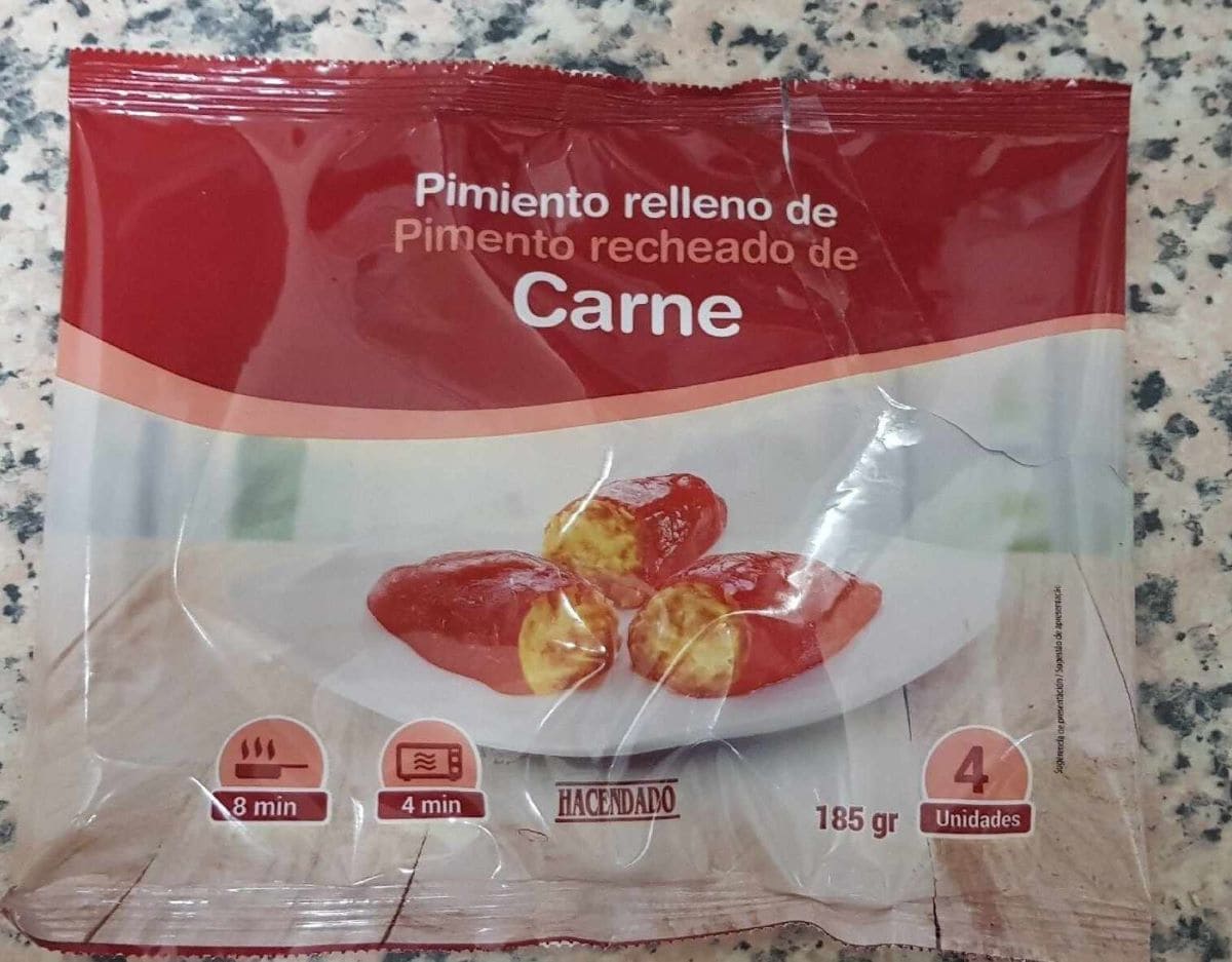 Pimiento relleno de carne Hacendado