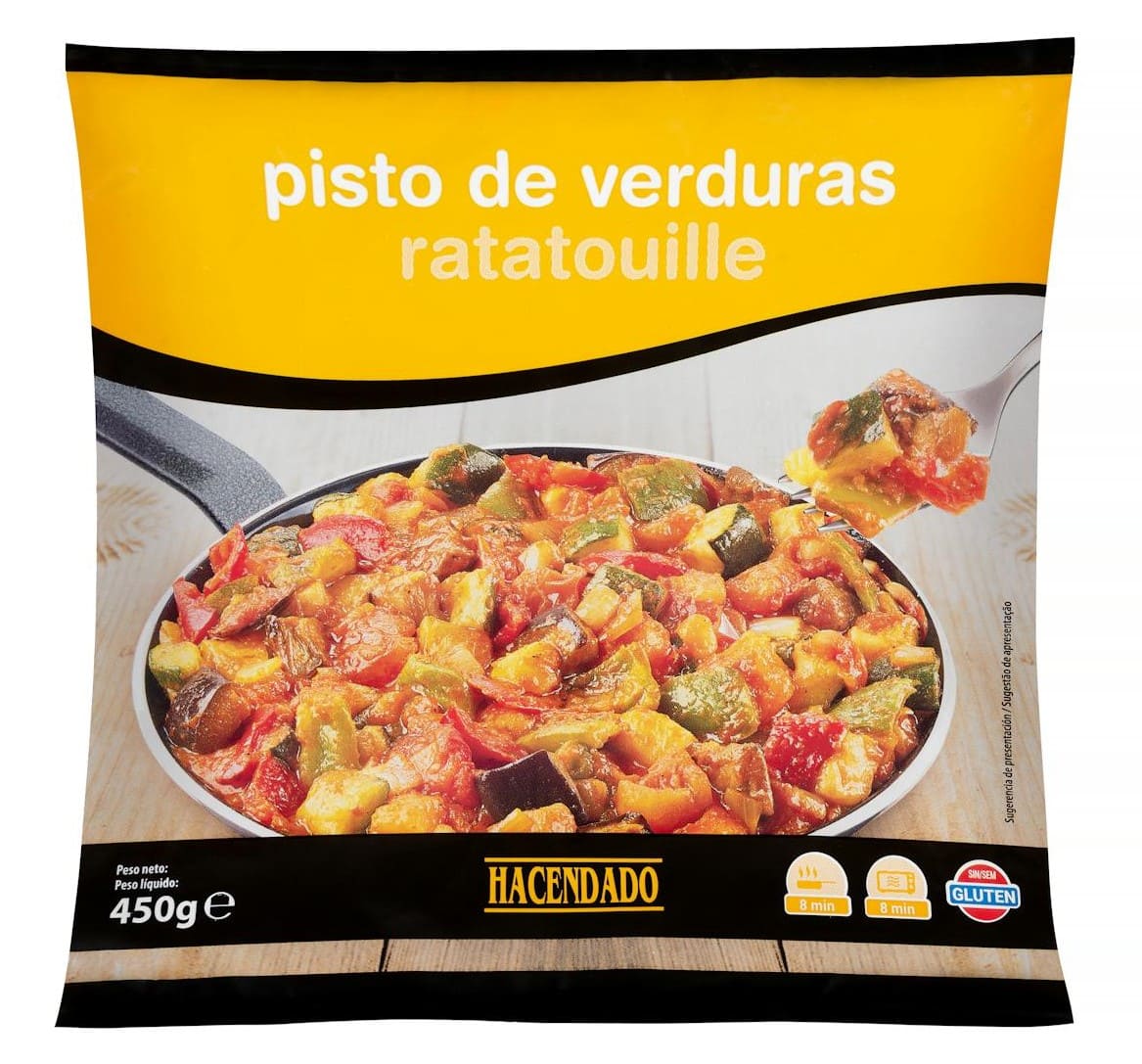 Pisto de verduras ultracongelado
