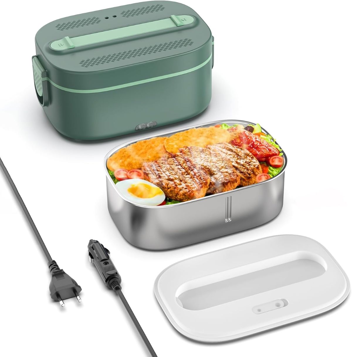 Fiambrera eléctrica de 1.5 L Love begans de Amazon