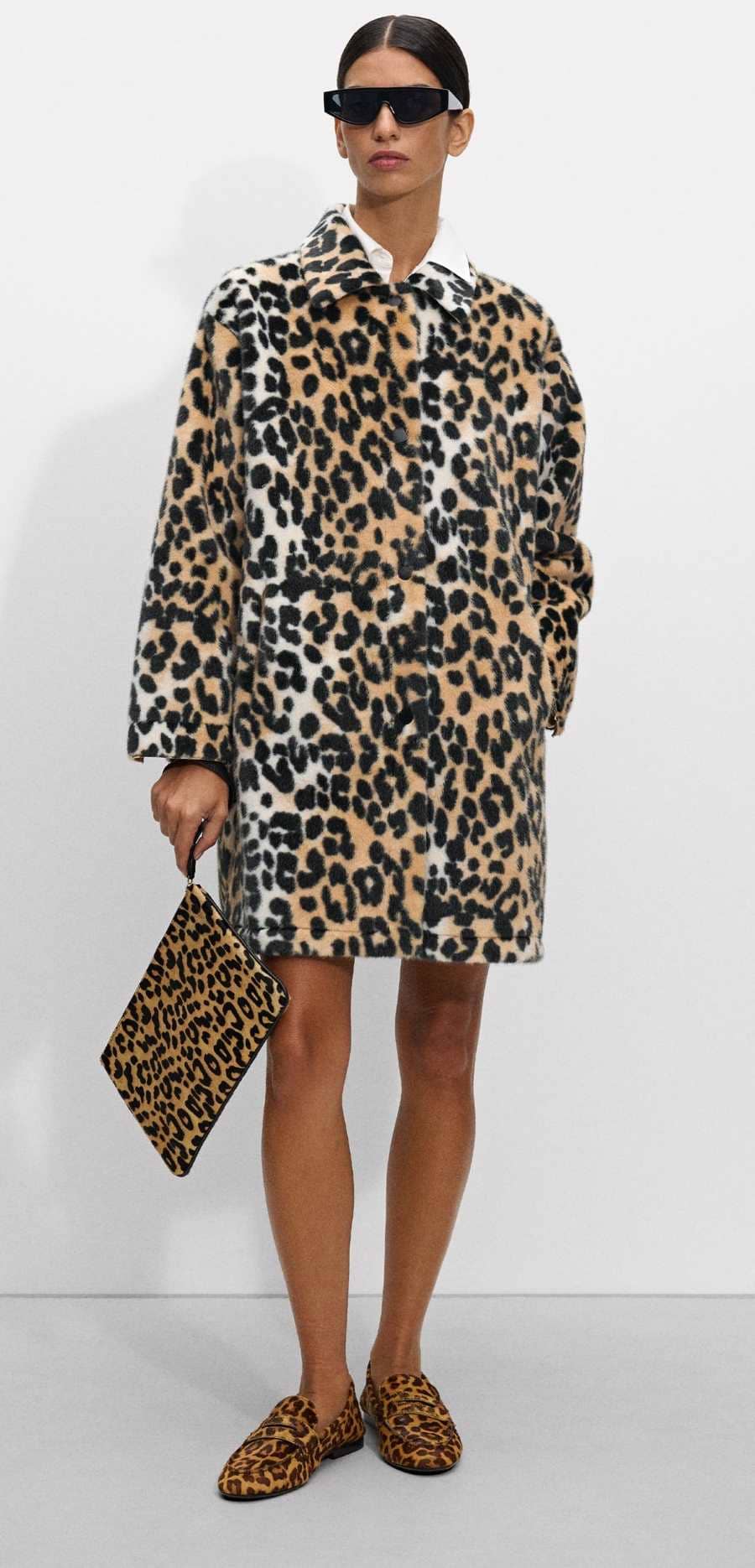 Abrigo Con Estampado de leopardo de Parfois