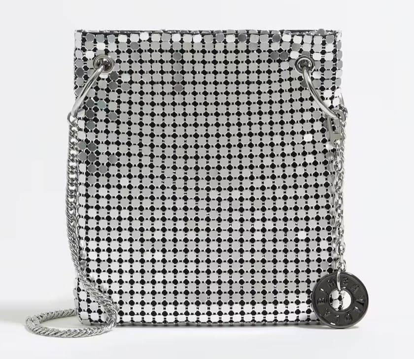 Bandolera de malla metalizada