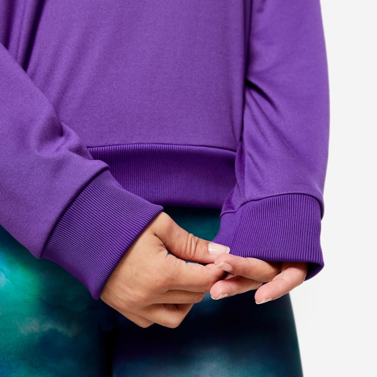 Sudadera fitness Domyos con cuello con cremallera de Decathlon