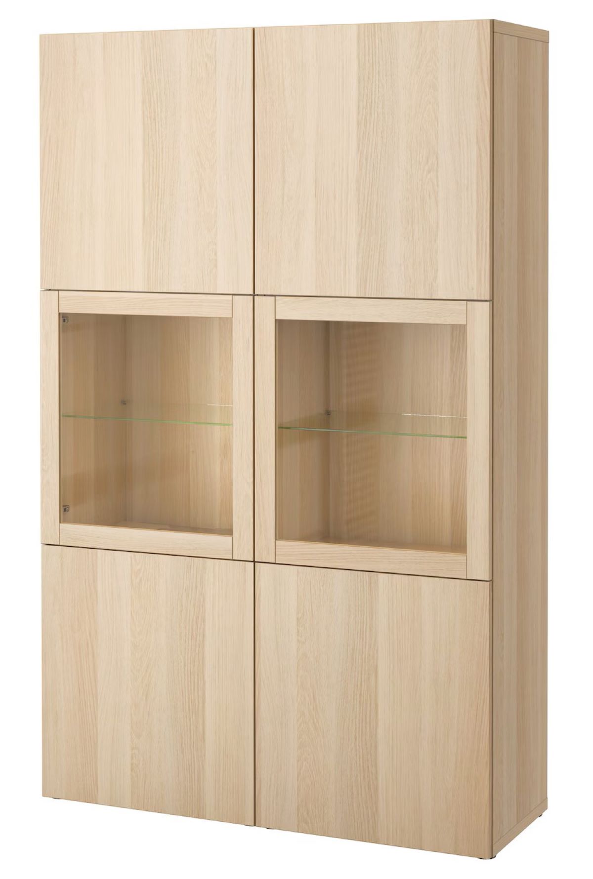 Mueble con vitrina de la serie BESTÅ de Ikea