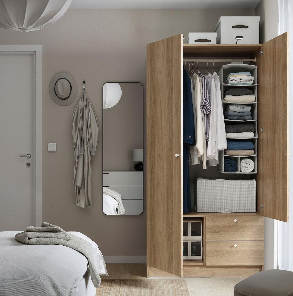 Armario de 2 puertas VILHATTEN