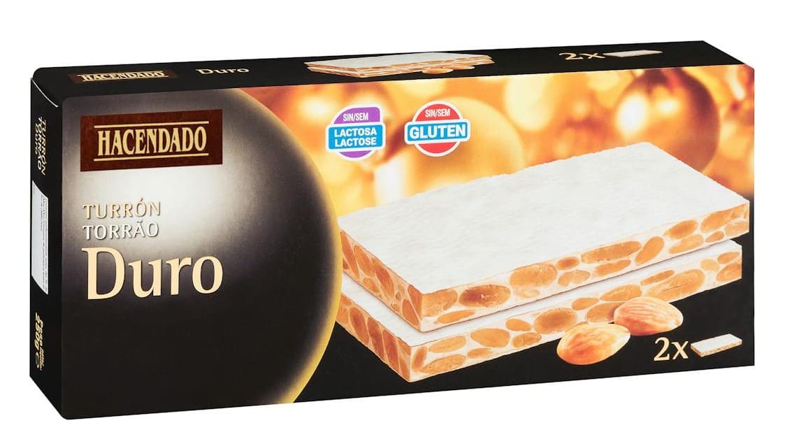 Turrón duro Hacendado
