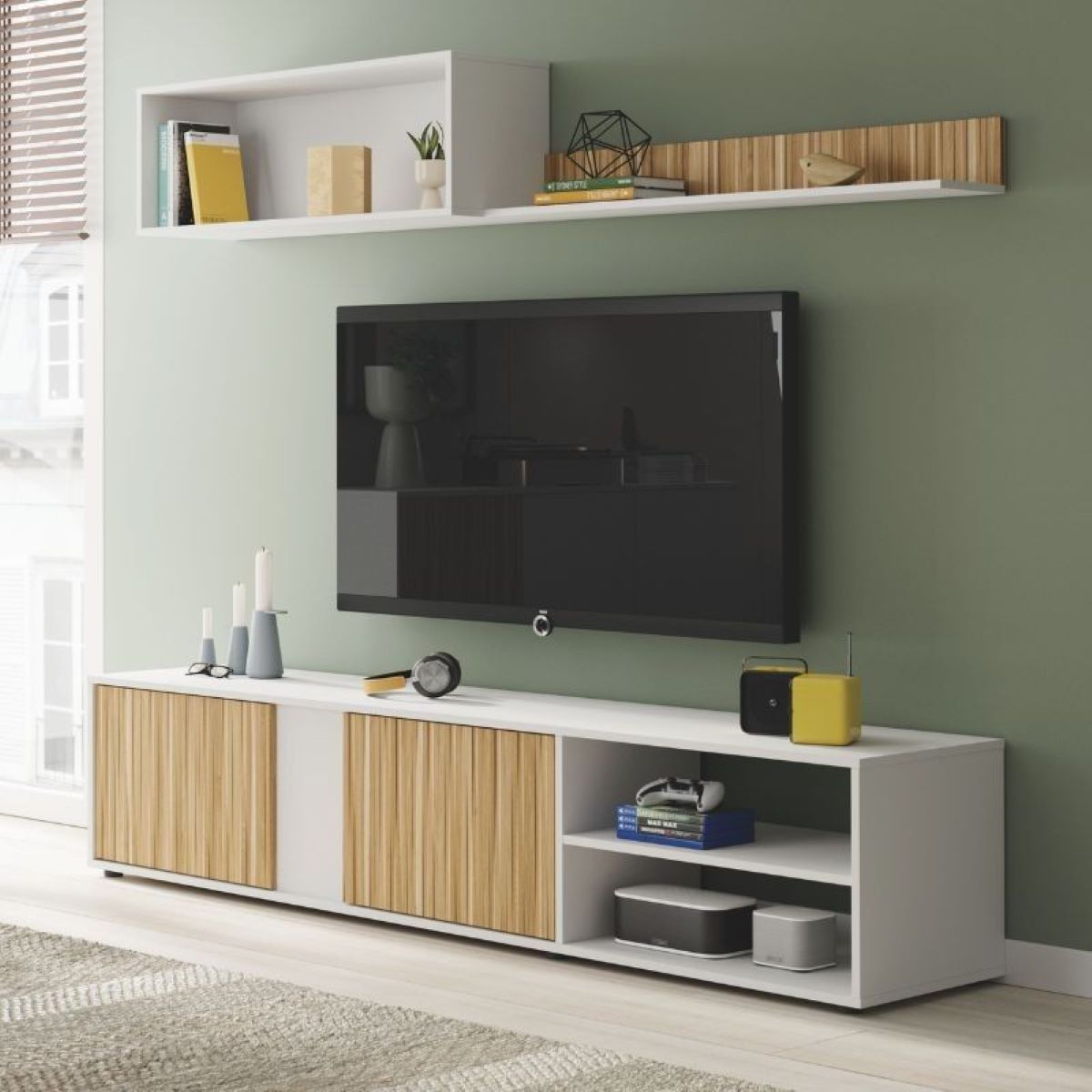 Mueble de televisión Ecco Melamina de Carrefour