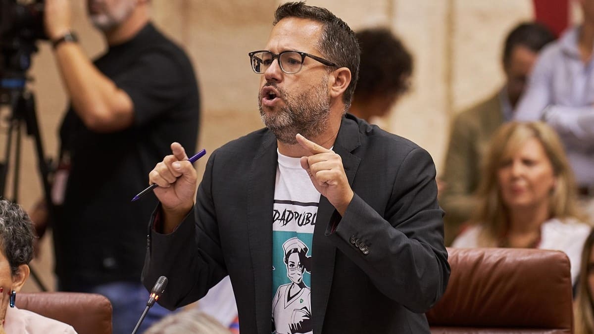 El portavoz del Grupo Mixto Adelante Andalucía, José Ignacio García | Salvador López Medina