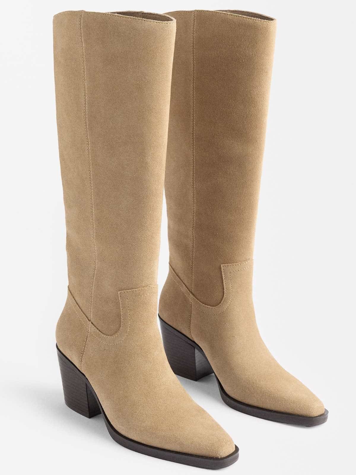 Botas Altas De Piel Parfois