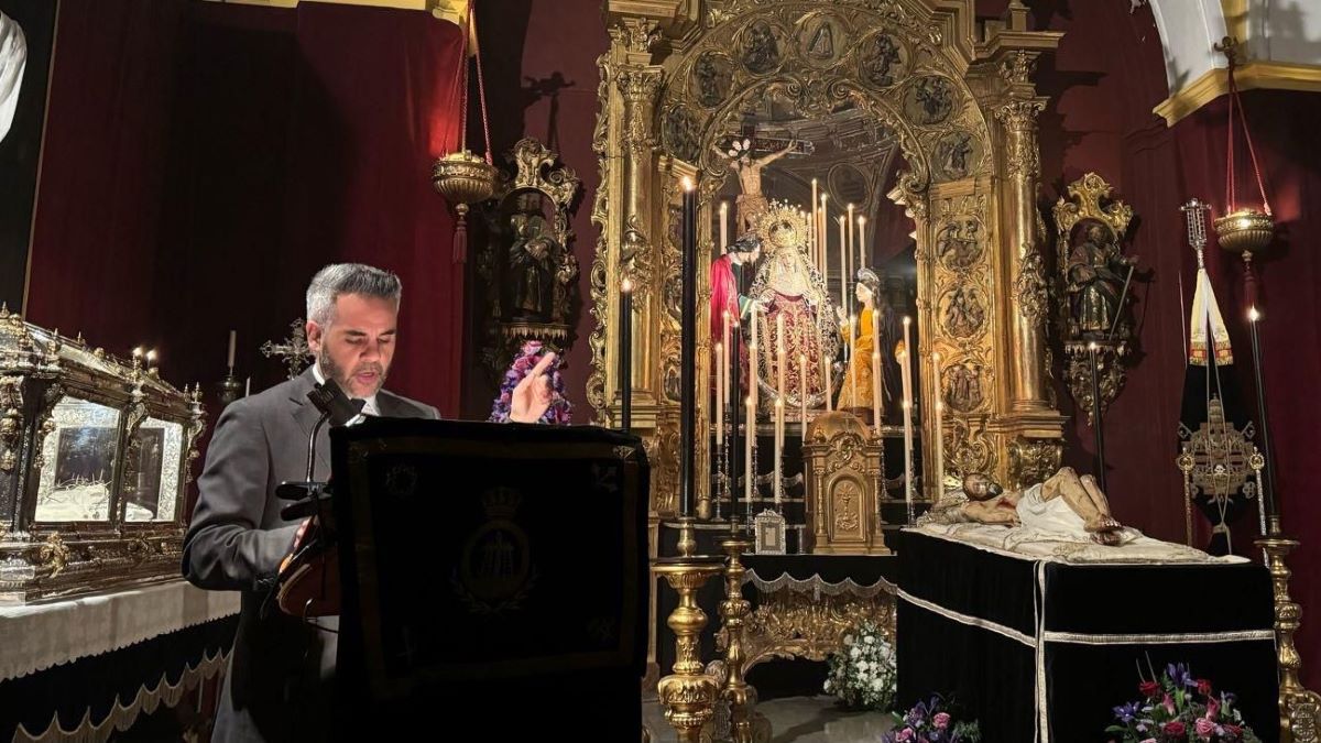 David Puerto, pregonero de la Semana Santa de Jerez en 2025