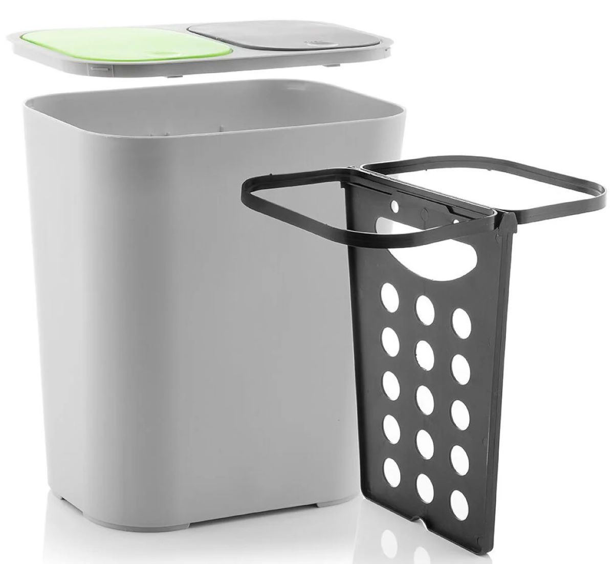 Papelera de reciclaje Doble Bincle InnovaGoods de Carrefour