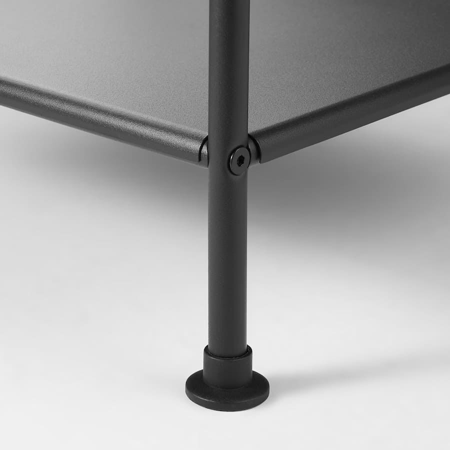 La estantería con tres baldas en color negro FRÖSJÖN de Ikea