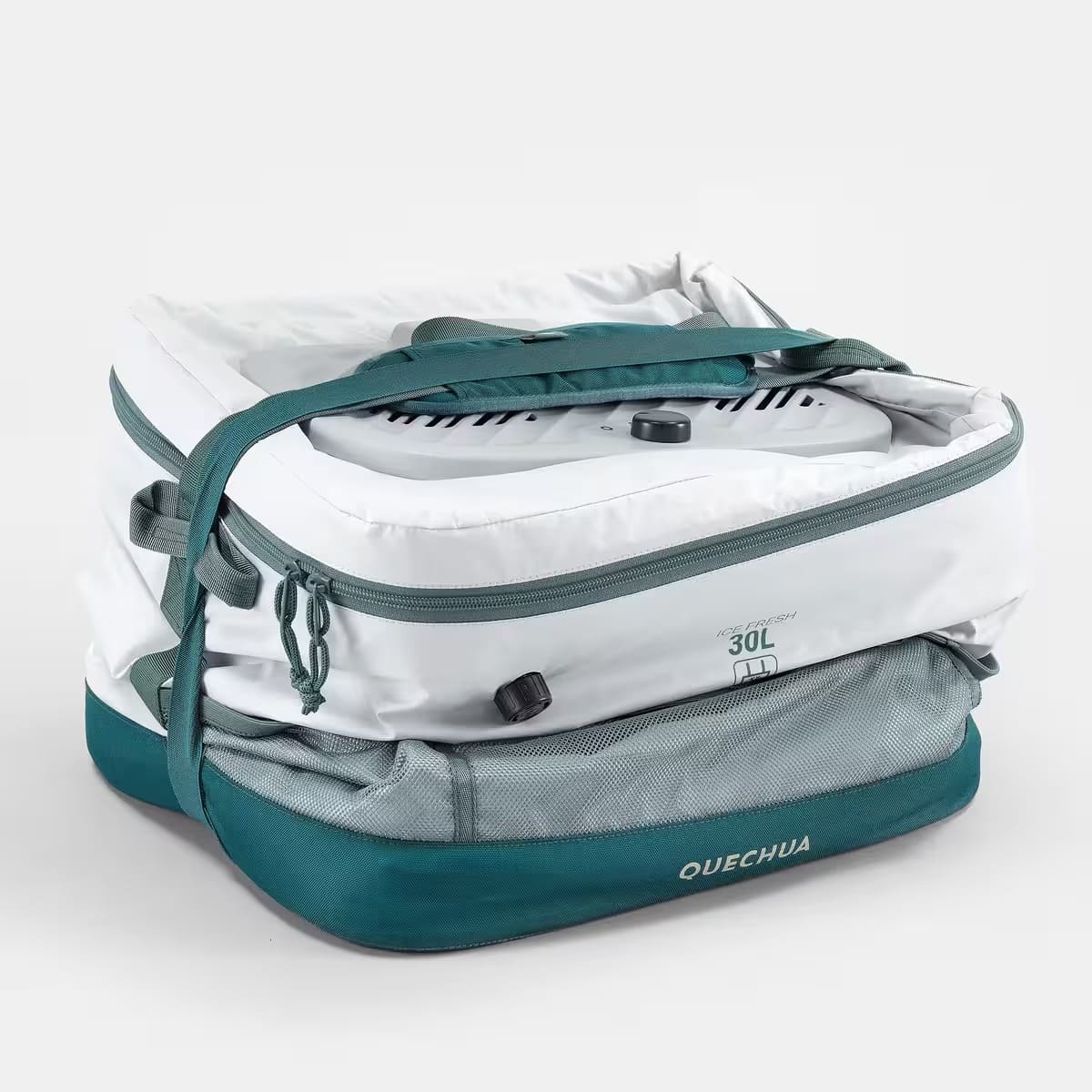 La nevera flexible eléctrica de camping de 30 litros Quechua Ice Fresh en Decathlon