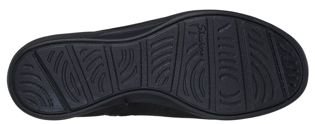 Las nuevas botas de piel negras Arya - Fashionista de Skechers