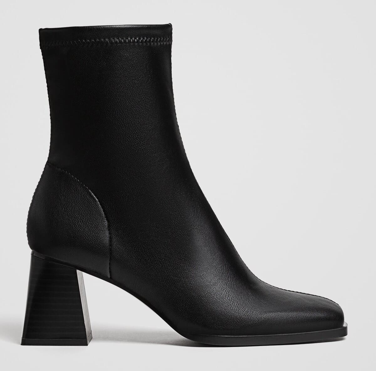 Botines stretch de tacón medio