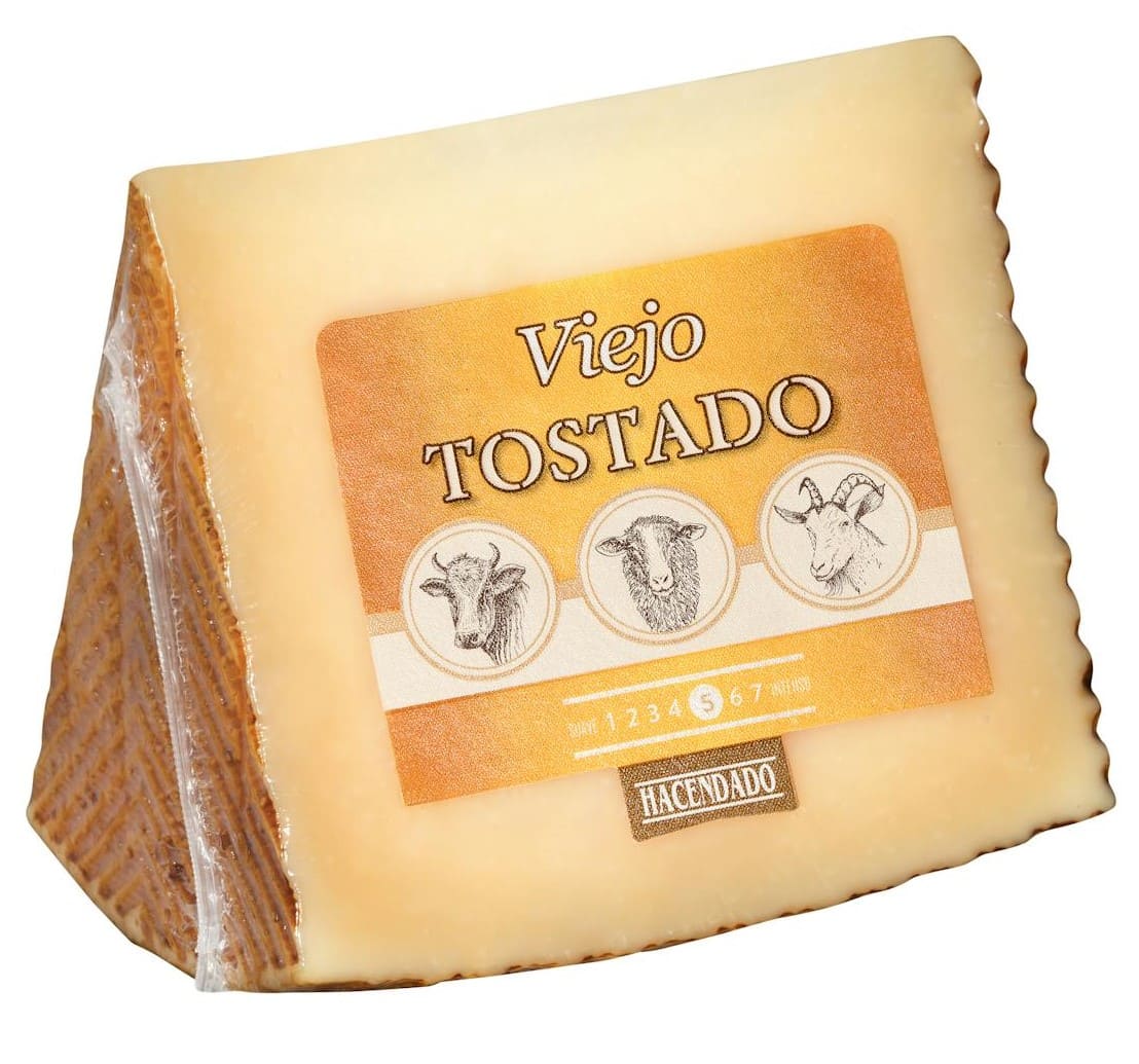 Queso viejo tostado mezcla