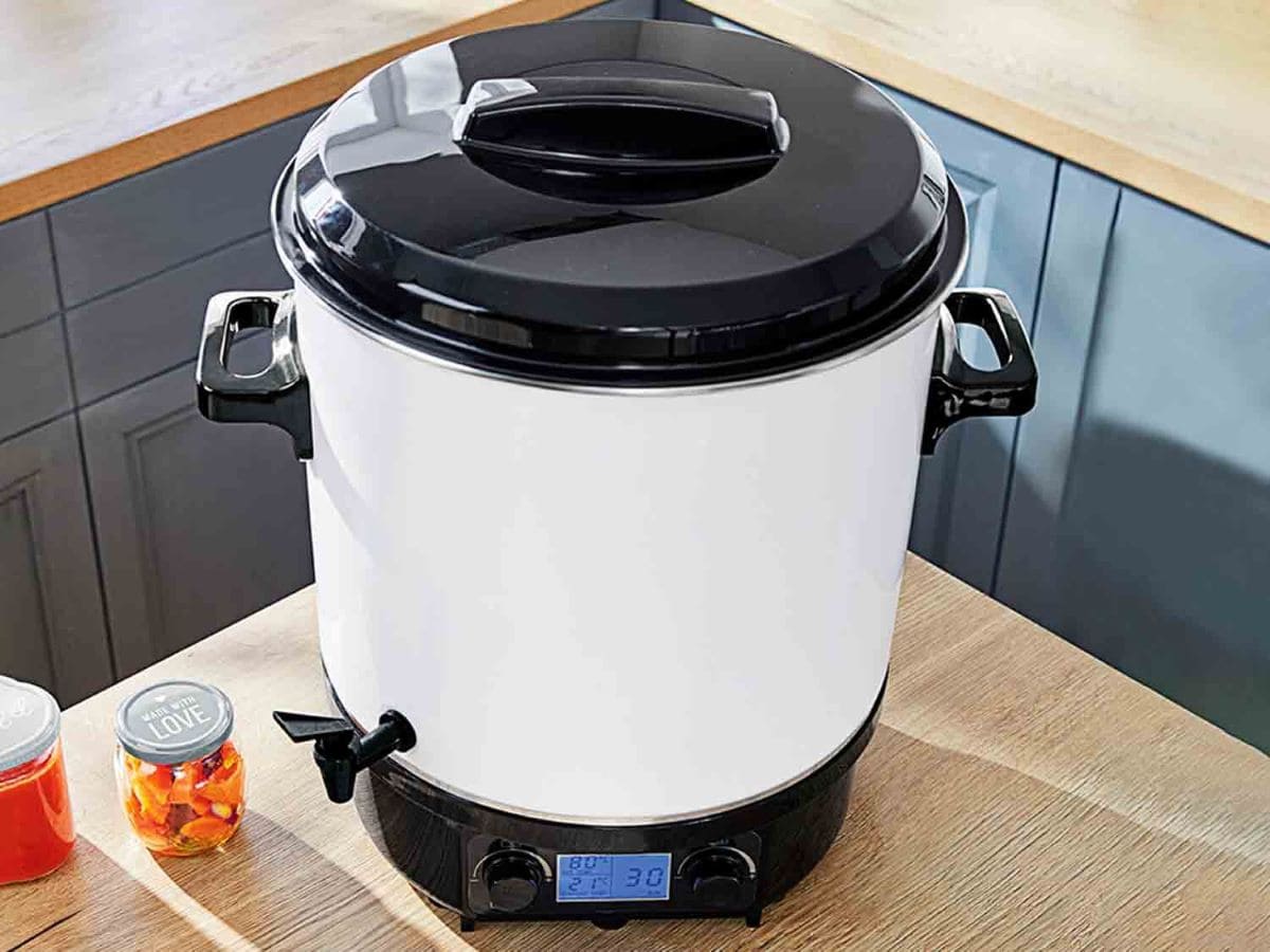 Olla eléctrica para conservas de 1800 W Silver Crest