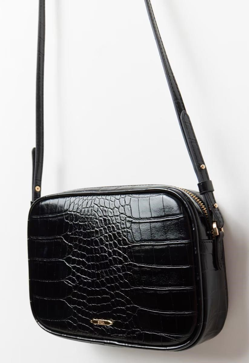 Bandolera efecto cocodrilo