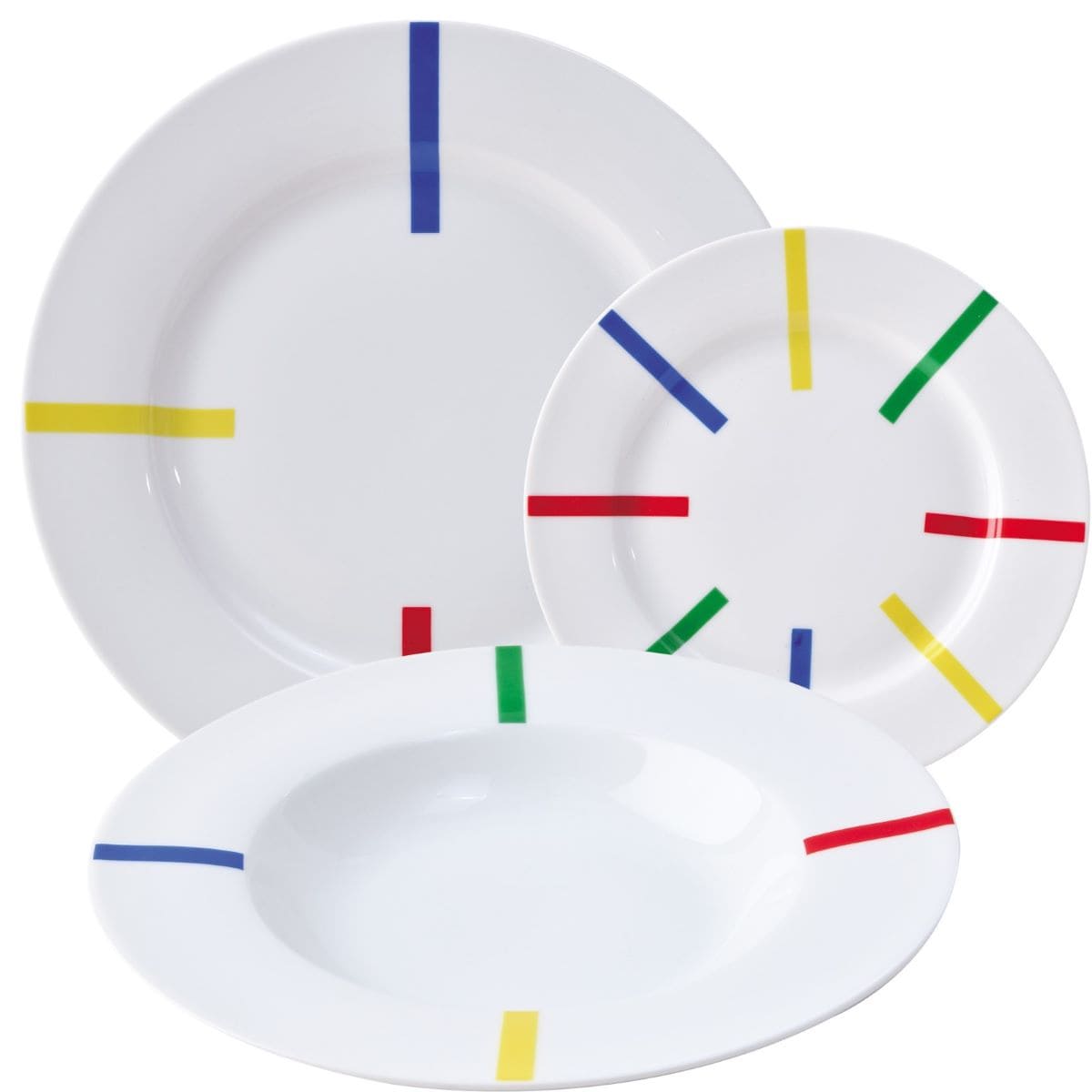 Set de 16 platos Casa Benetton