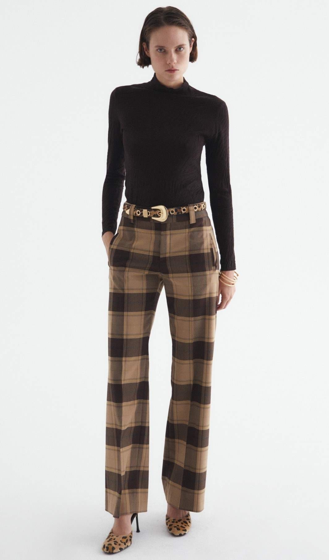 Pantalón cuadro ventana de Sfera