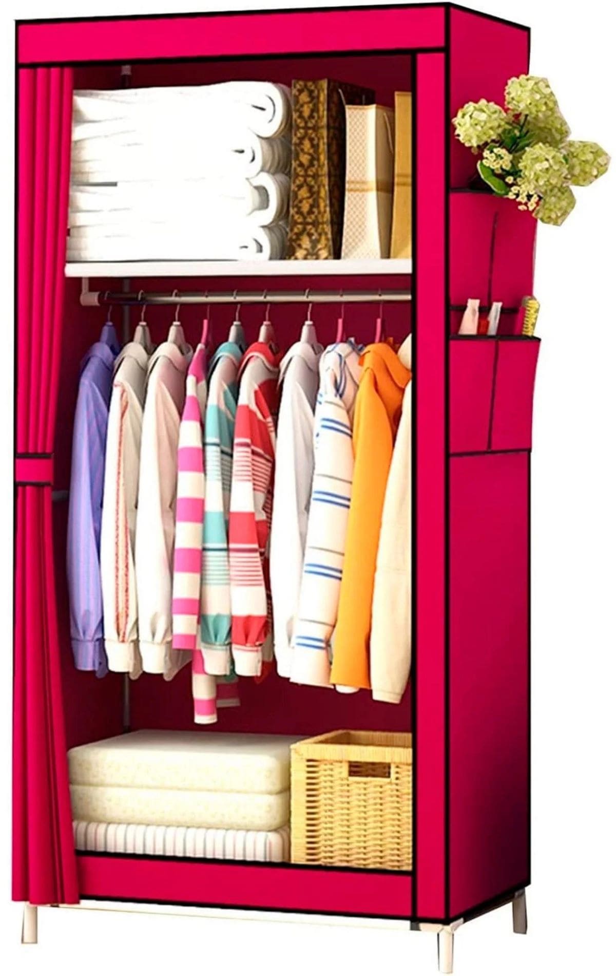 Armario vestidor de tela NYANA