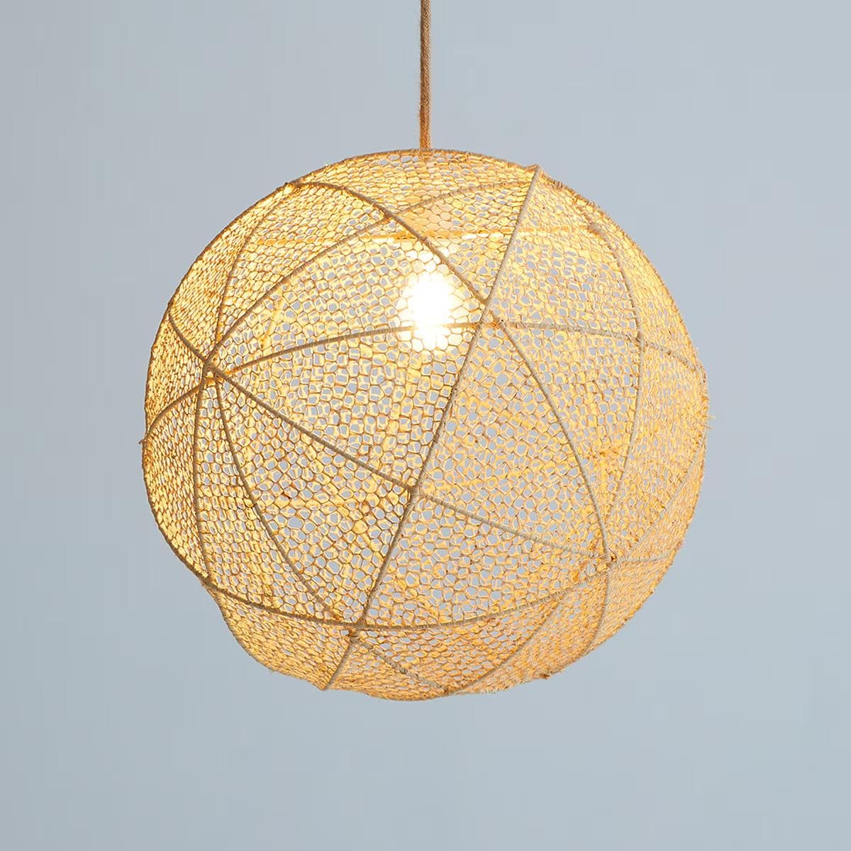 Lámpara de techo de rafia Moroc Esauira
