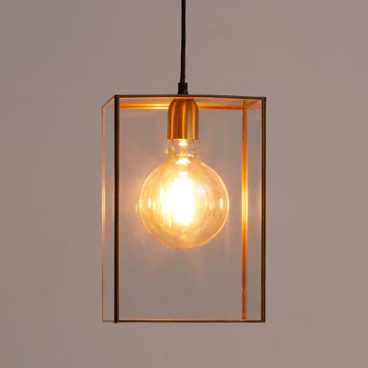 Lámpara de techo rectangular Bera