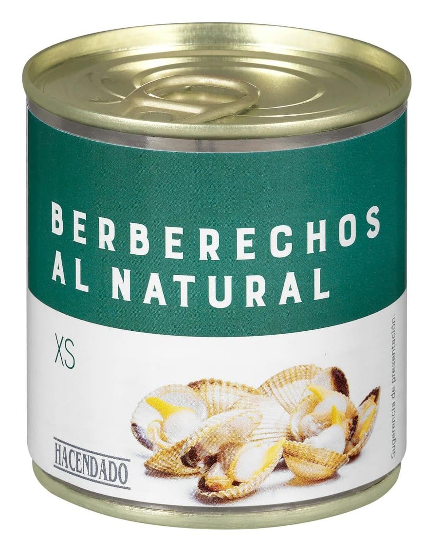 Berberechos al natural