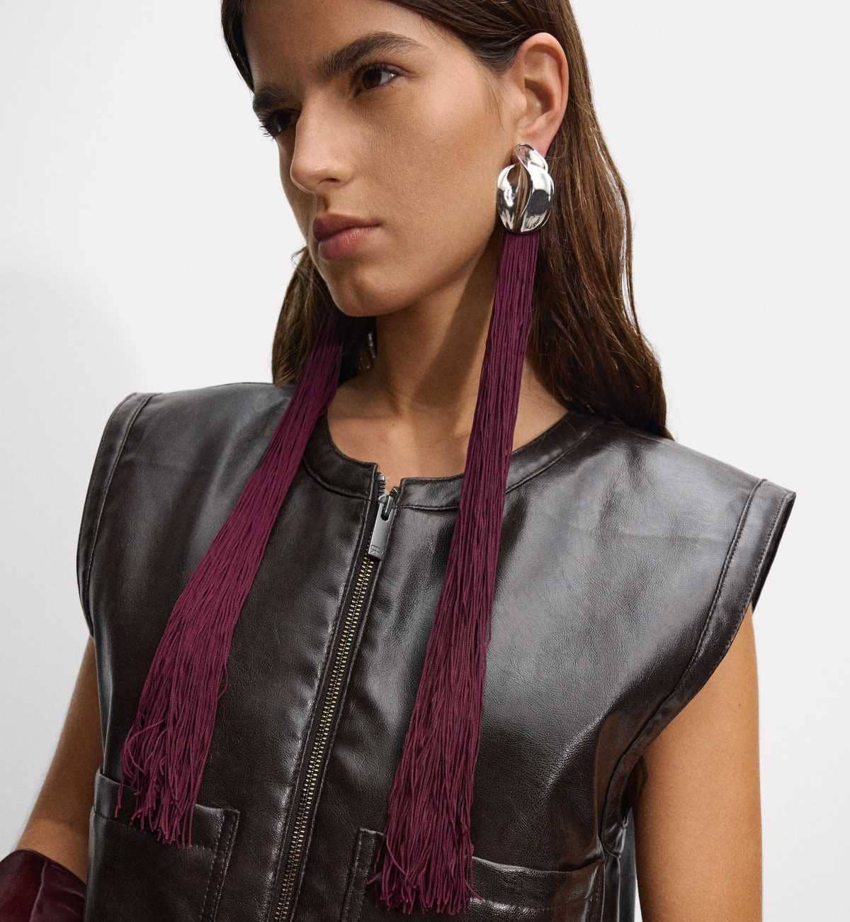 Pendientes Largos Con Flecos de Parfois