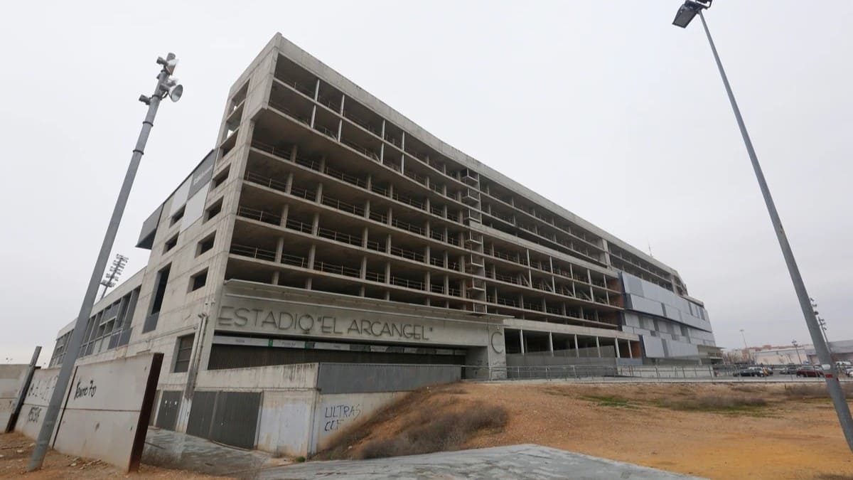 Imagen exterior del estadio Nuevo Arcángel de Córdoba