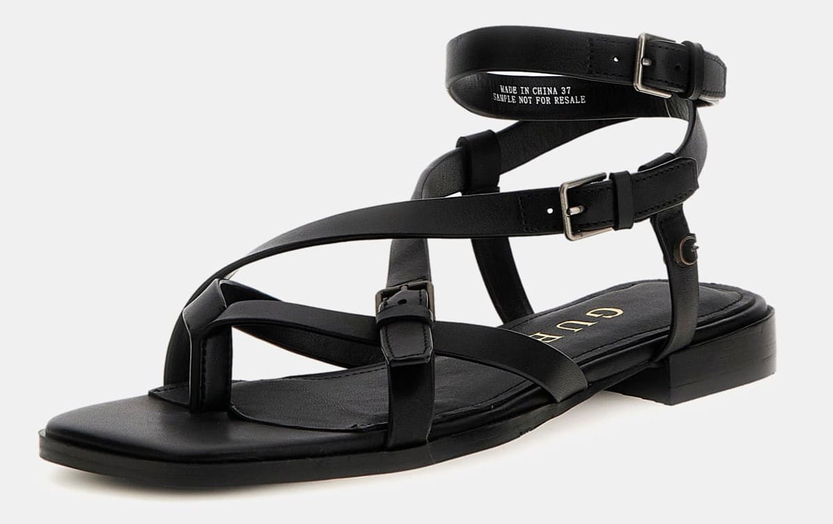 Sandalia tamper piel auténtica de Guess