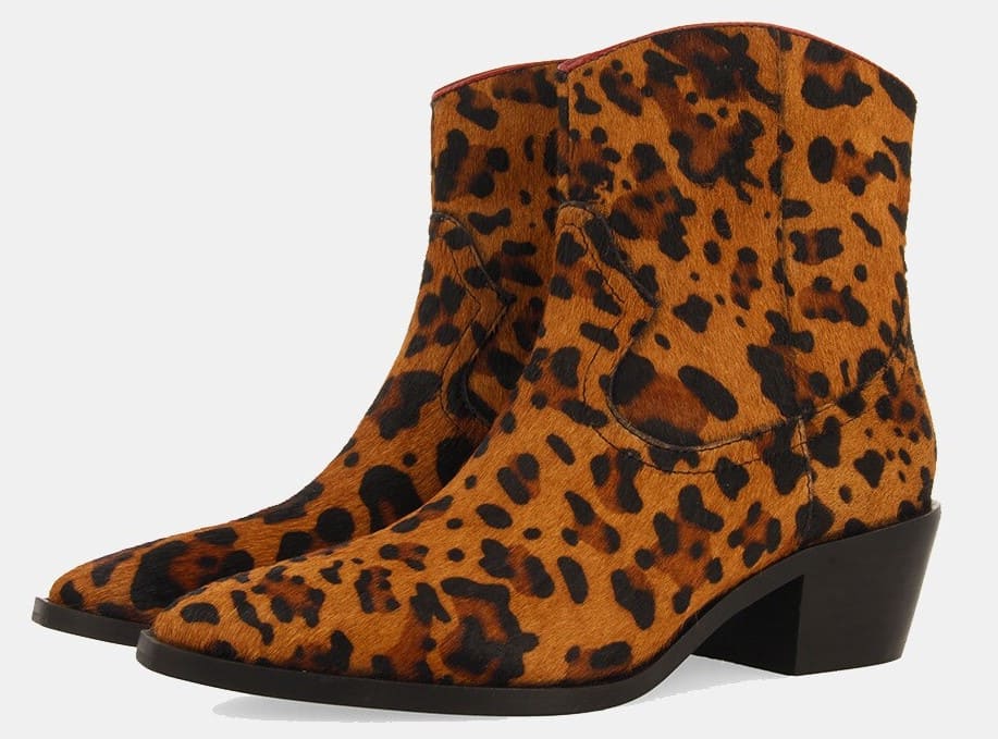 Gioseppo Botines mujer piel estampado leopardo tacón bloque de El Corte Inglés