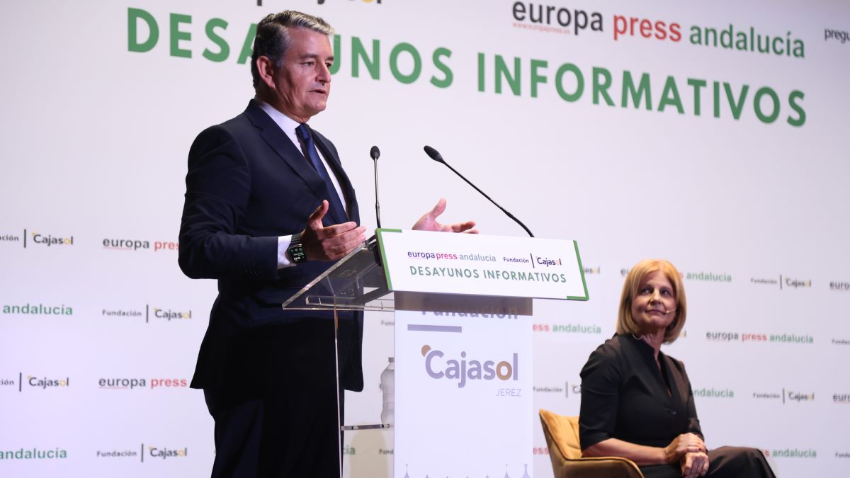 Antonio Sanz en el desayuno informativo de Europa Press | Cristo García