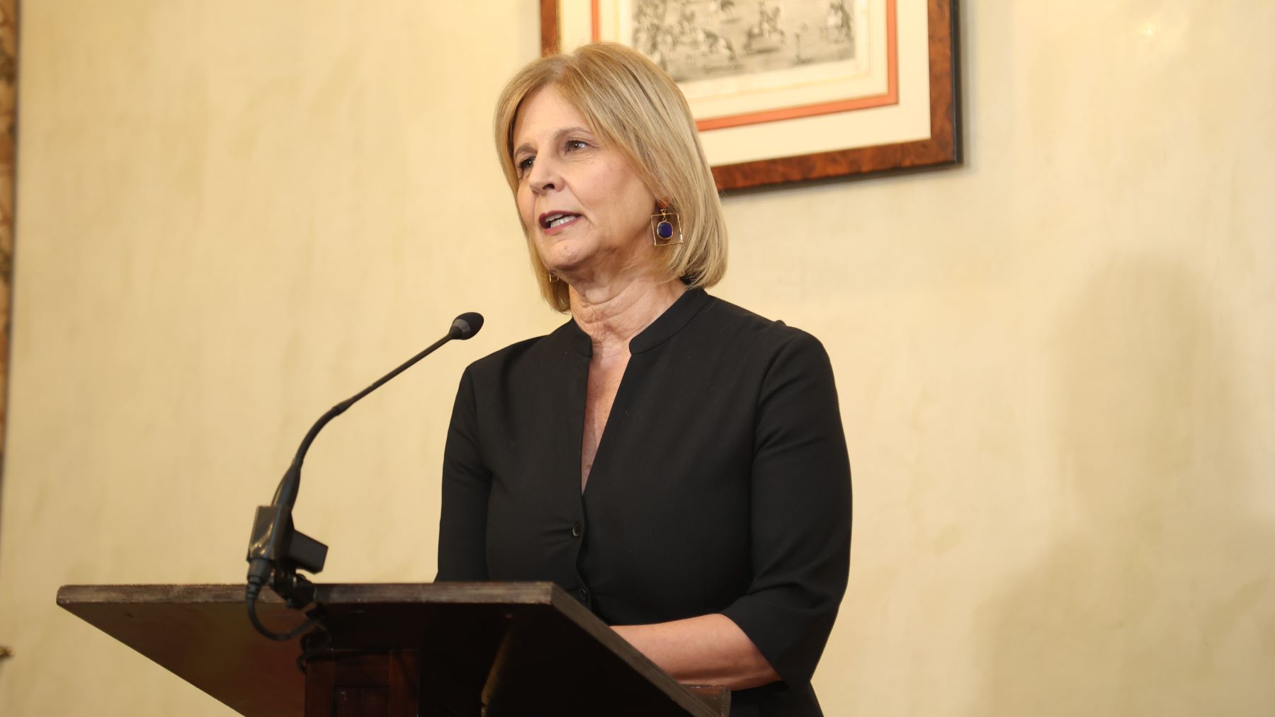 María José García-Pelayo durante su intervención | Cristo García