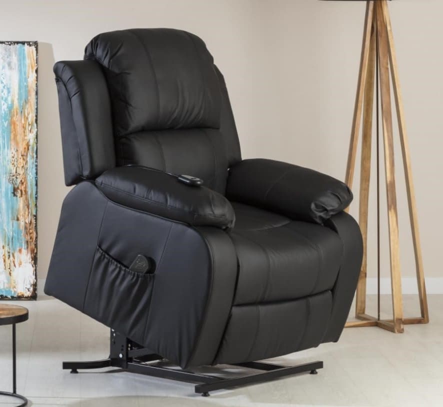 ZZ DON DESCANSO Sillón Relax Eléctrico Levanta Personas Trevi Negro con Reclinación de Amazon