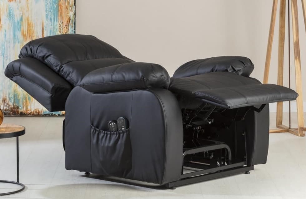 ZZ DON DESCANSO Sillón Relax Eléctrico Levanta Personas Trevi Negro con Reclinación de Amazon